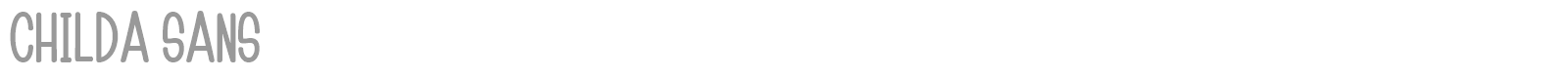Childa font preview